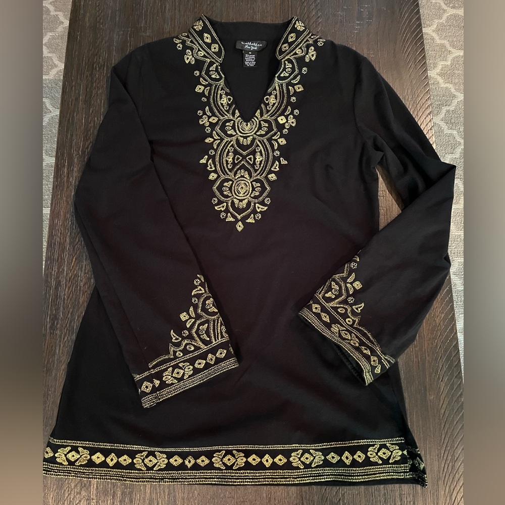 Katherine New York SZ L Tunic Top